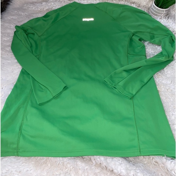 50%off w♥️ Patagonia base layer shirt green Capilene Midweight Polartec #78 - Picture 4 of 8
